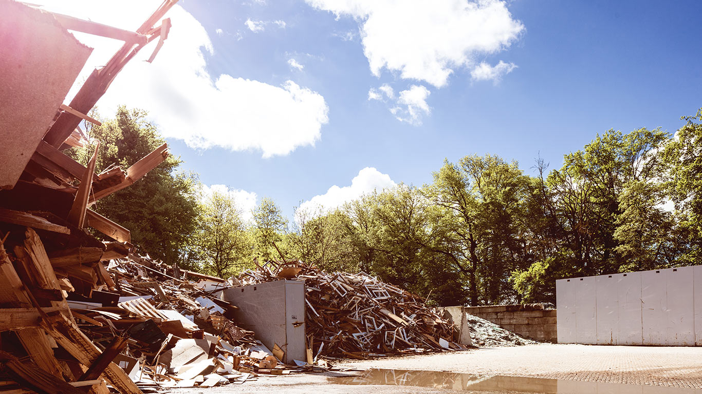Annahmestelle für Recyclingstoffe